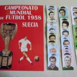 Un album di figurine di edizione peruviana molto raro del Mondiale di calcio del 1958  